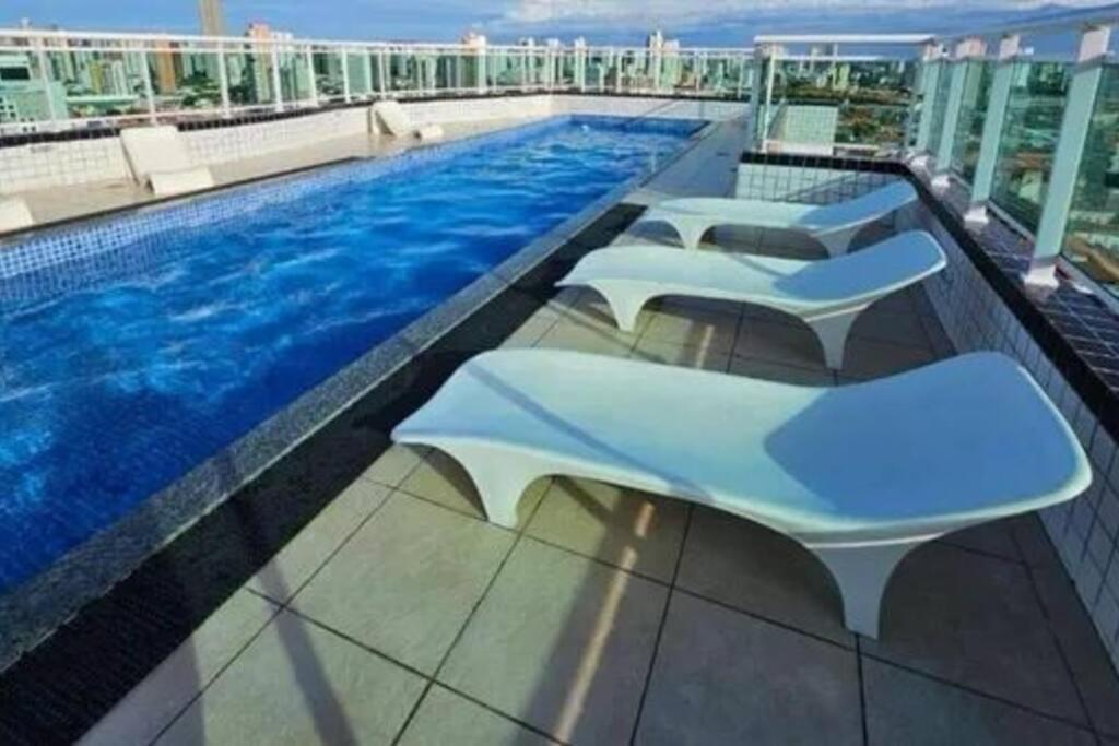 Apartamento Com Piscina No Hooftop, 48m2 - Da Iracema- *